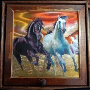 Running Horses: Jewelry Box