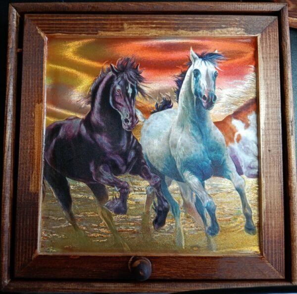 Running Horses: Jewelry Box