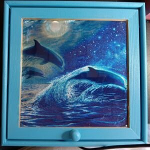 Dolphins At Play: Jewelry Box