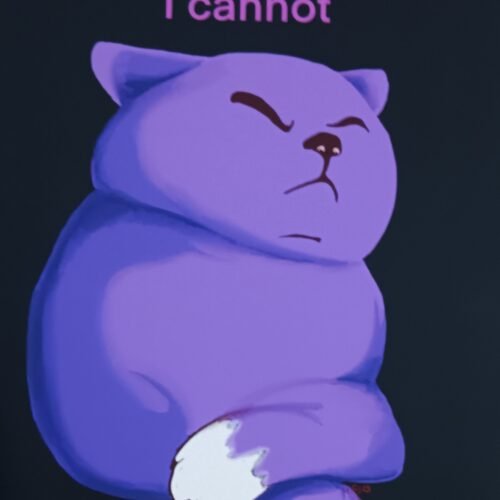 I cannot, people today!