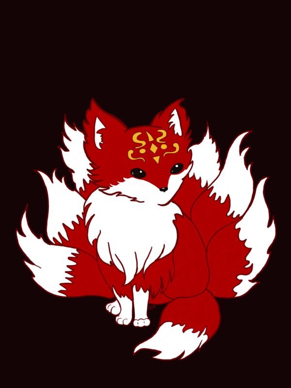 Fire Kitsume-Digital Art